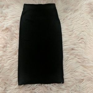 Black skirt
